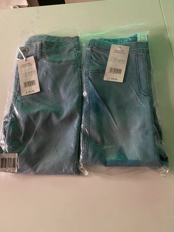 Lot de 2 pantalons bleu claire calzedonia taille s