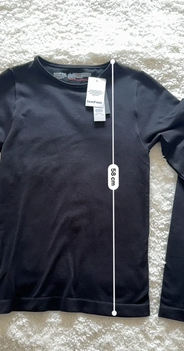 Boohoo Haut manches longues seamless – Taille L voir plutôt M – Neuf avec étiquette - photo numéro 8