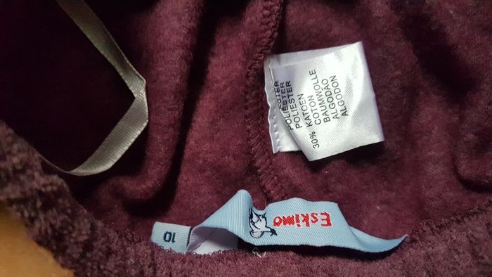 Pyjamas hiver 2 pièces fille 10 ans violet Eskimo - photo numéro 6