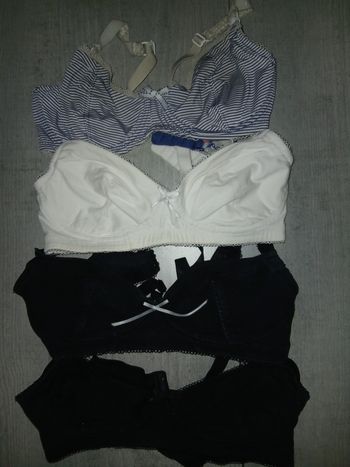 4 soutiens gorge allaitement 