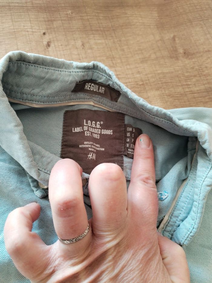 Chemise regular 100% coton S - photo numéro 5