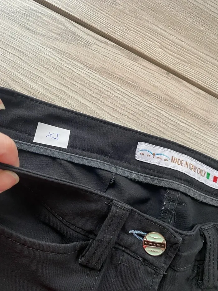 Pantalon d’Équitation Animo Noir, Produit de Qualité, Fabriqué en Italie - photo numéro 11