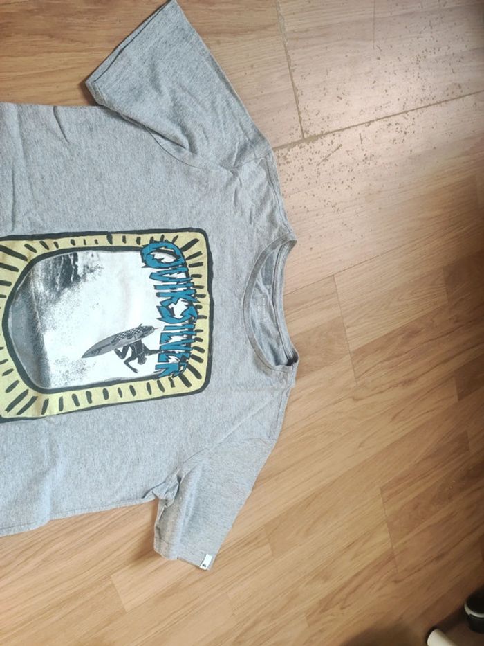 T-shirt gris Quiksilver surf - photo numéro 2