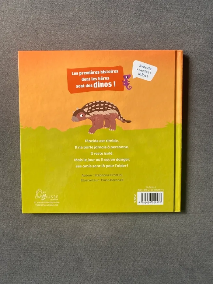 Ankylosaure est trop timide mes petites histoires de dinos - photo numéro 2