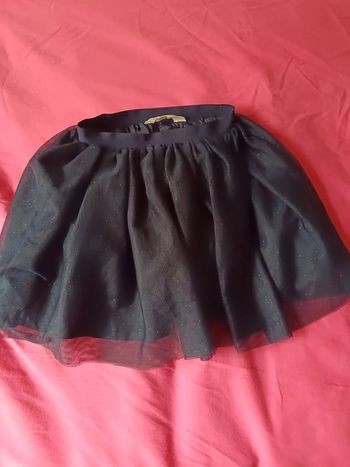 Jupe bleu paillettes neuve 4 /6 ans