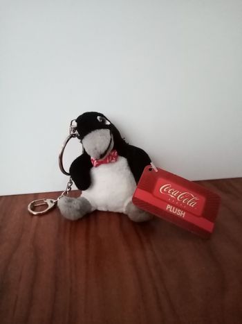 Porte-clés peluche Coca-Cola
