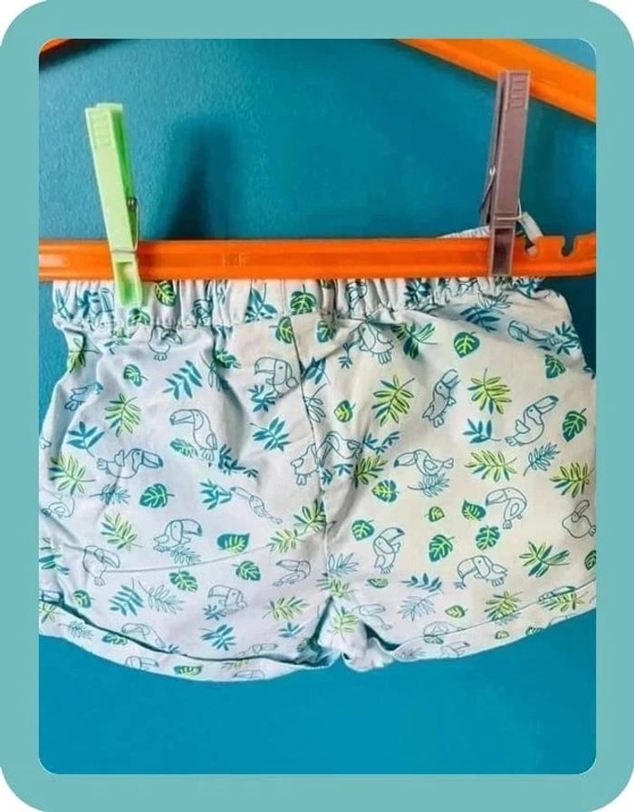 Joli short taille ajustable 12 mois garçon Sergent major - photo numéro 3