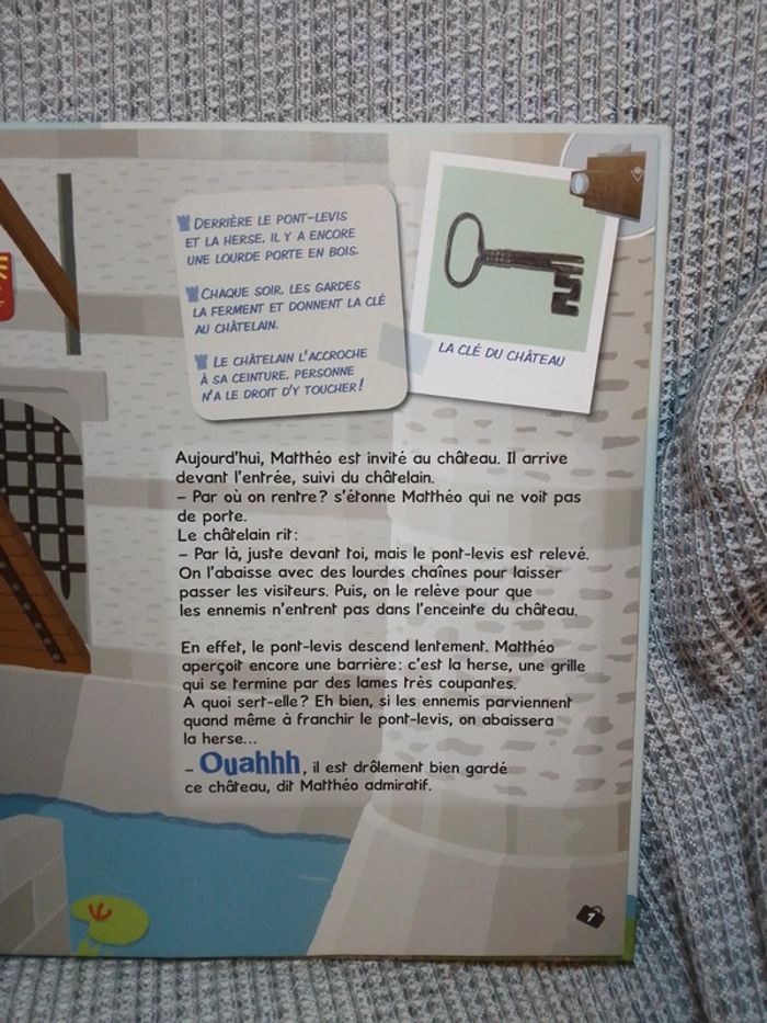 Livre + CD "En direct du Château Fort" - Les Petits reportages de Matthéo / Ed. Atlas - photo numéro 7