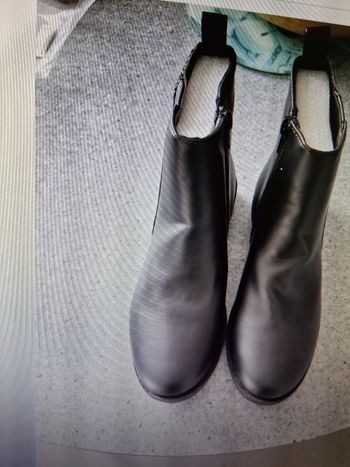 Bottines noir argenté " P- 38"