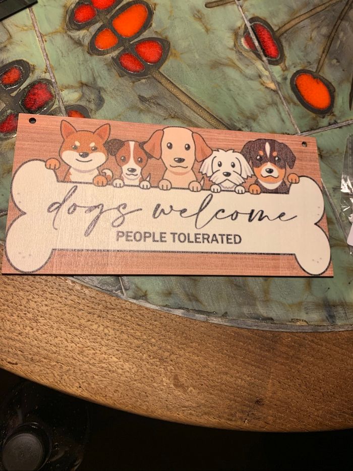Pancarte chiens