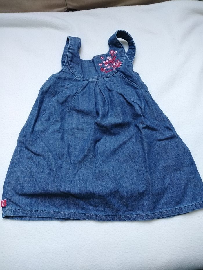 Robe sans manches en jean