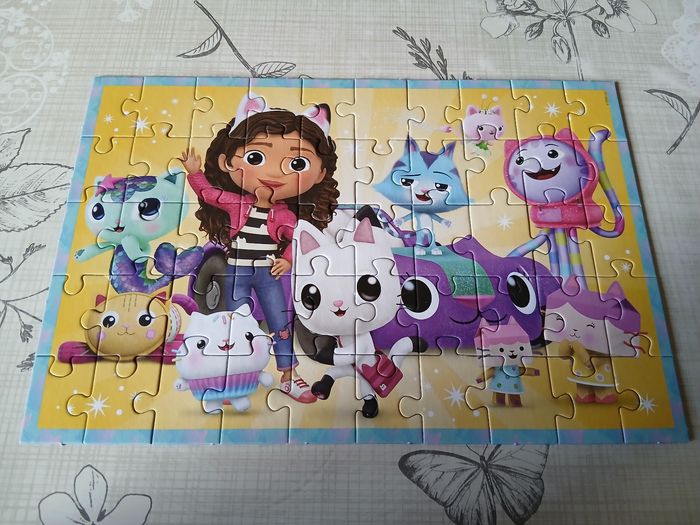 Puzzle 50 pièces gabby chat  clementoni - photo numéro 2