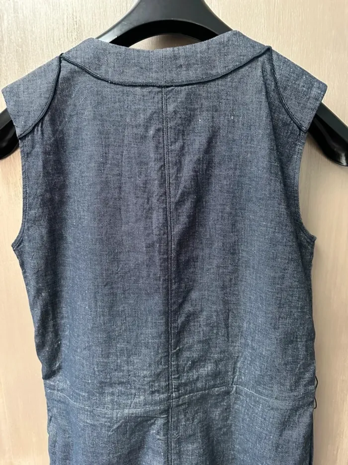 Robe bleu longue en lin Ginger 38 - photo numéro 9