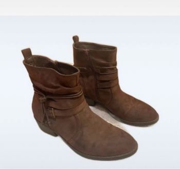 Bottines marron