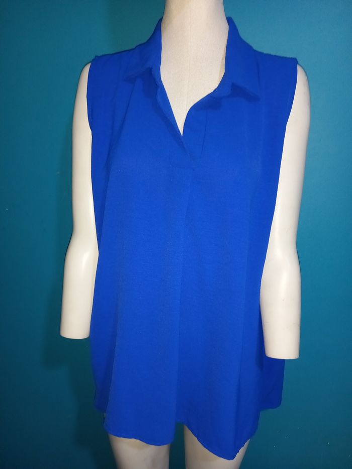 Blouse bleu roi