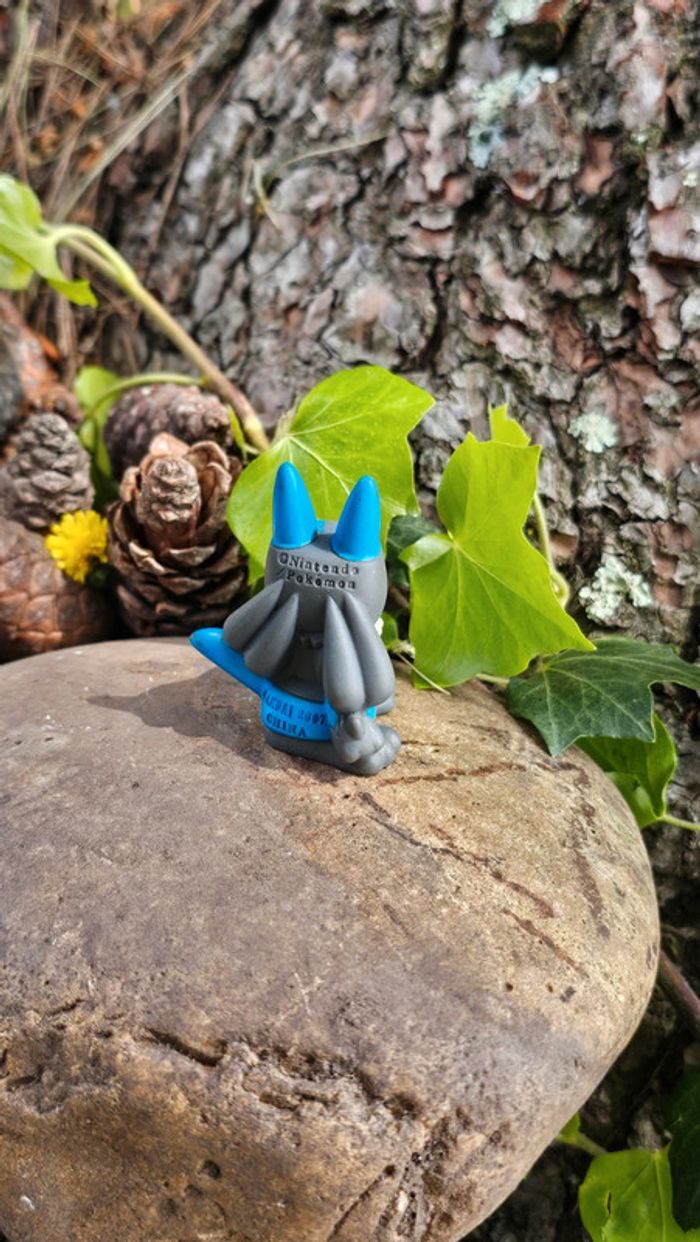 Super figurine Pokemon Nintendo finger puppet lucario - photo numéro 4