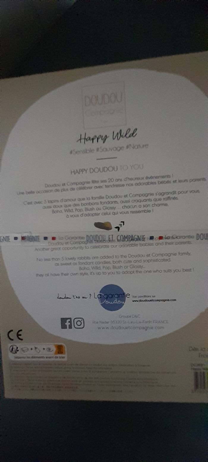 Lapin happy wild neuf - photo numéro 6