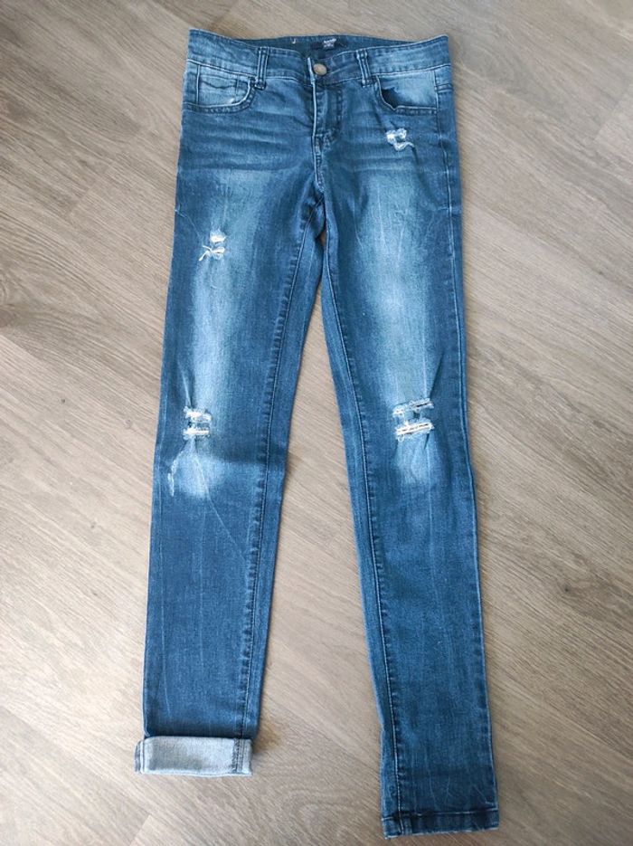 Jean à trous 12 ans fille - photo numéro 2