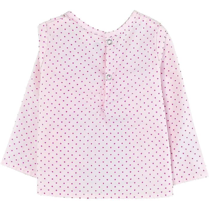 Blouse à manches longues 3 mois en coton bio Risu Risu - photo numéro 2