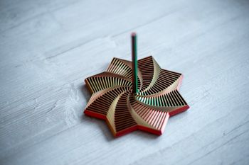 Fidget toy hexagonal tricouleur – design hypnotique