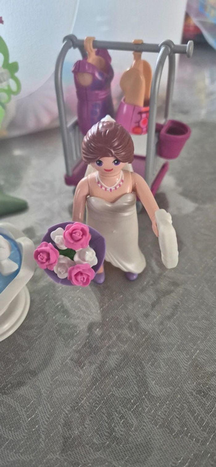 Playmobil city life 6155 top modèle avec tenue de mariée - photo numéro 5