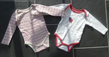 Lot de 3 bodies manches longues 9 mois (71 cm)