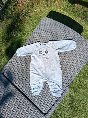 Combinaison grenouillère pyjama sans pied taille 3 mois Gémo 62 cm en très bon état