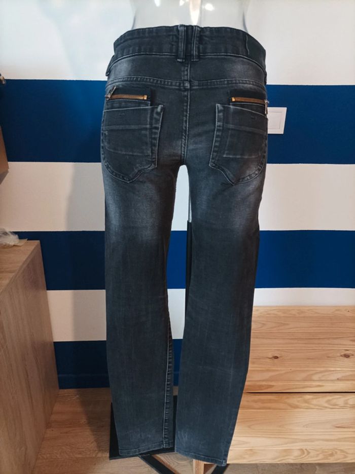 Jean noir effet délavé Denim Life femme taille 36 - photo numéro 3