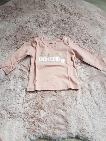 Haut manches longues fille 3 mois