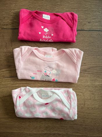 Lot de 3 bodies - 3 mois