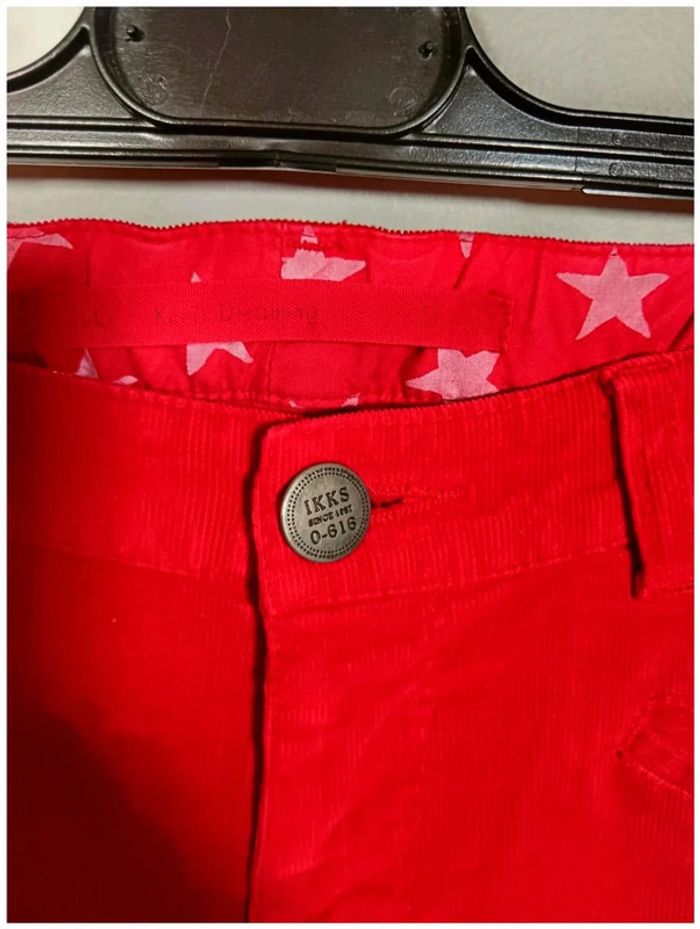 C13 pantalon rouge IKKS W24 - photo numéro 3