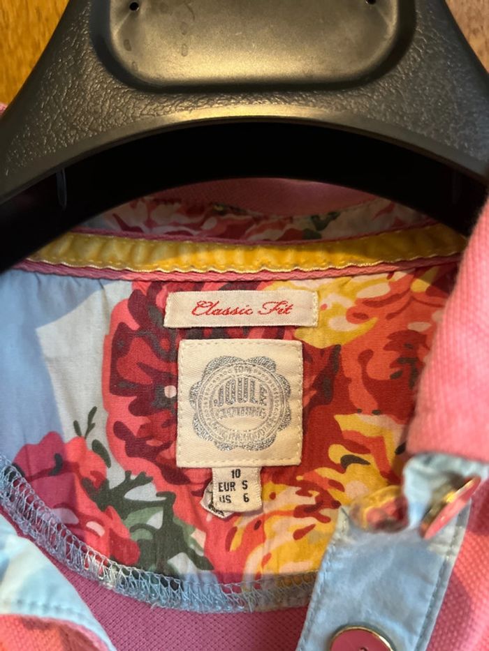 Polo Joules rose  taille s - photo numéro 2