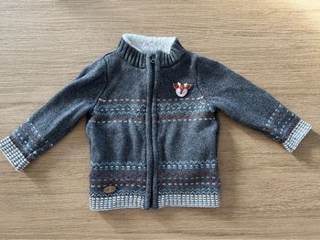 Gilet zippé chaud 12 mois Sergent Major
