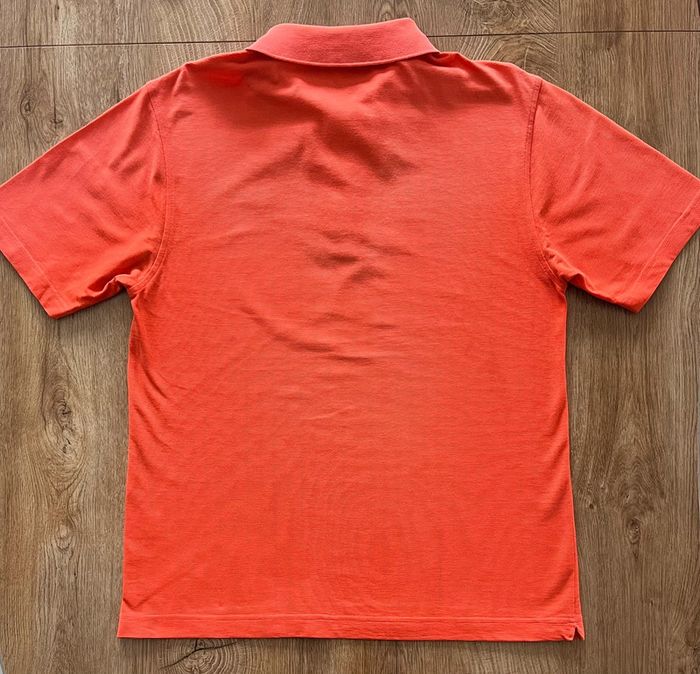 Polo/T.shirt corail Lacoste pour homme, taille 4 (M) - photo numéro 3