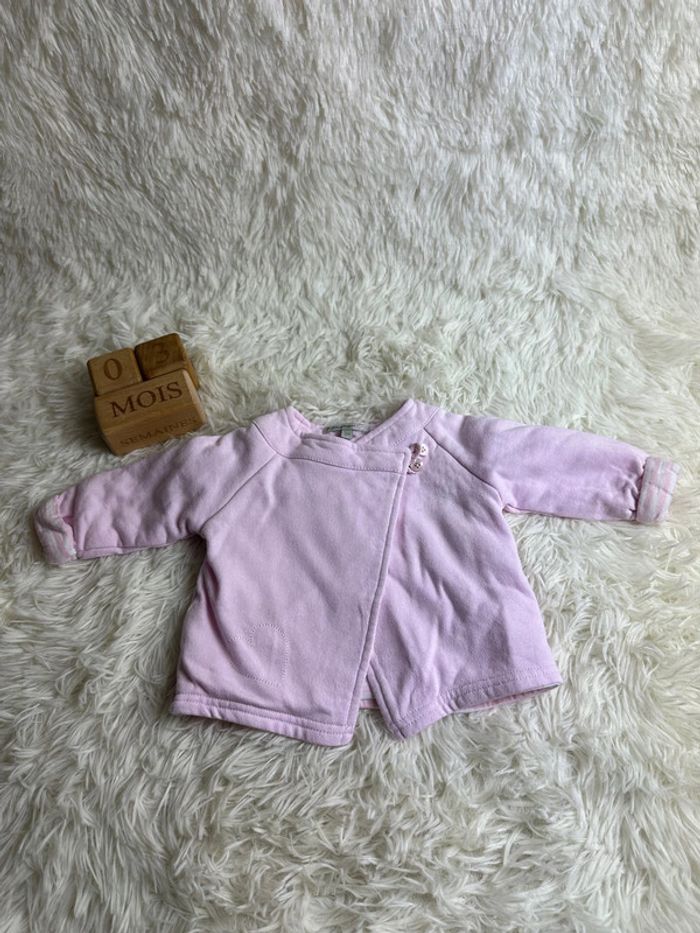 Gilet / brassière rose premaman taille 3 mois