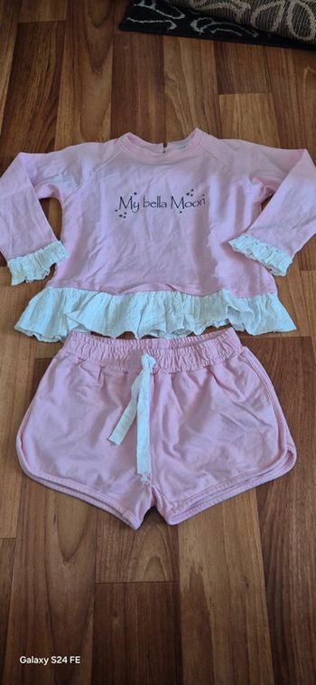 Ensemble fille  en dentelle