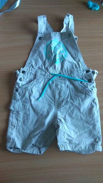 Salopette  short 12 mois 74 cm