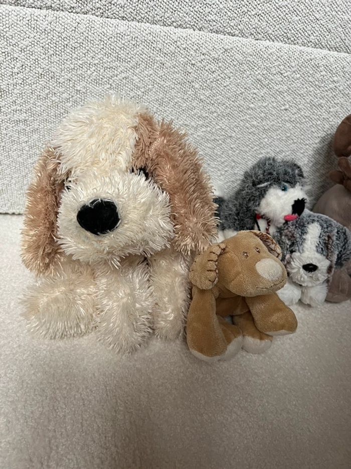 Lot de 5 peluches chiens - photo numéro 3