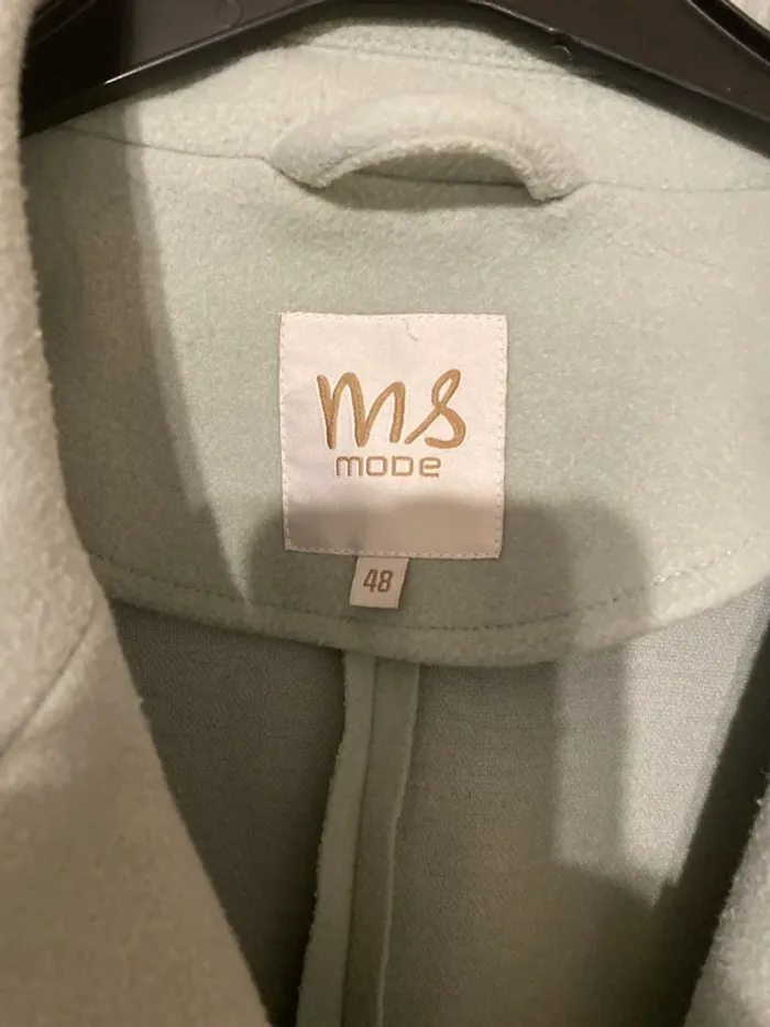 manteau long menthe 48 Ms Mode - photo numéro 4
