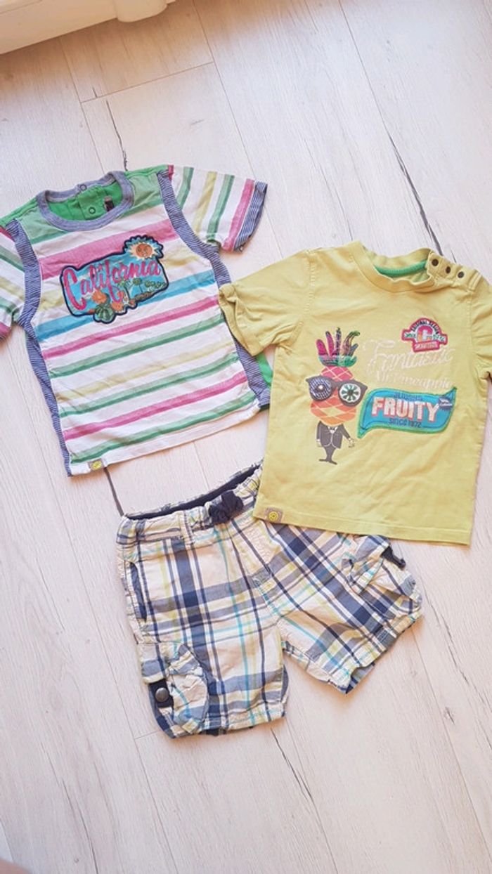 Ensemble 3 pièces estival garçon 4ans catimini zara