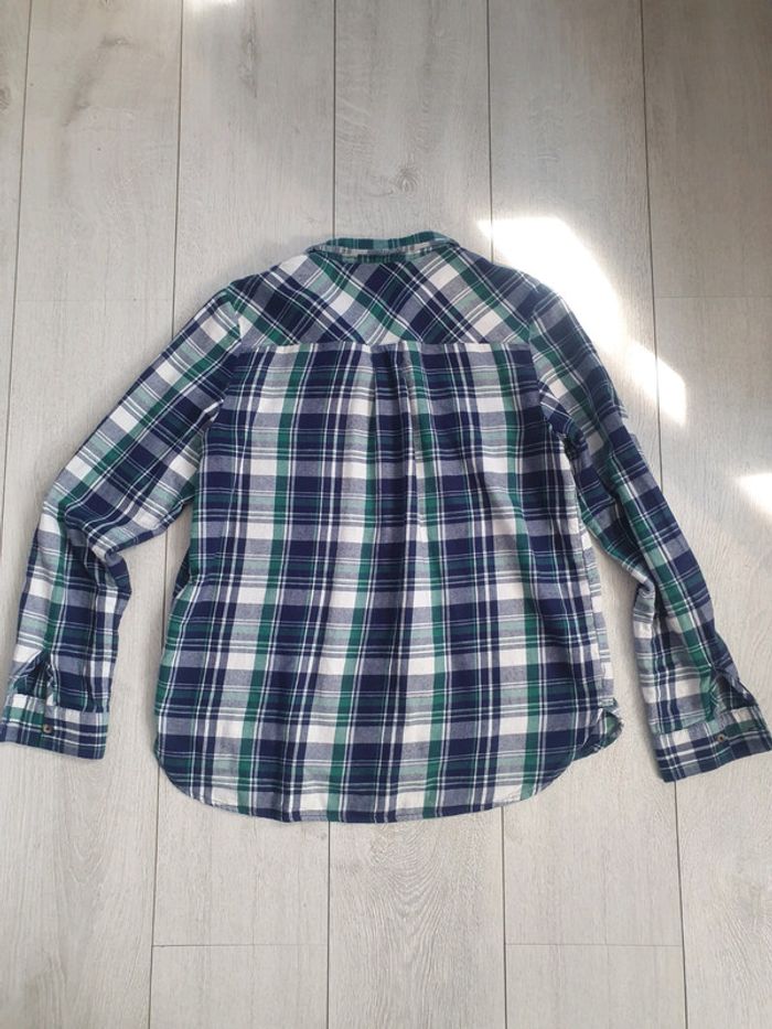 Chemise à Carreaux Bleu Vert - photo numéro 2