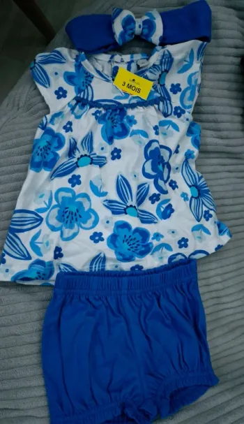Ensemble bébé fille neuf !