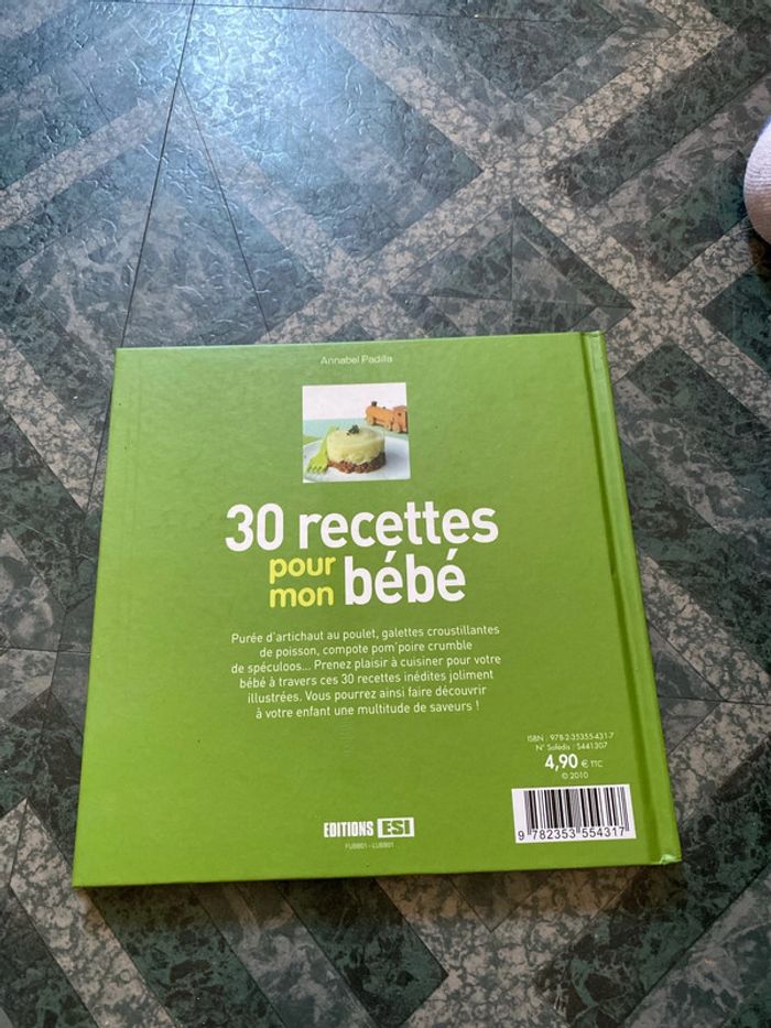 Livre recettes bébé - photo numéro 2