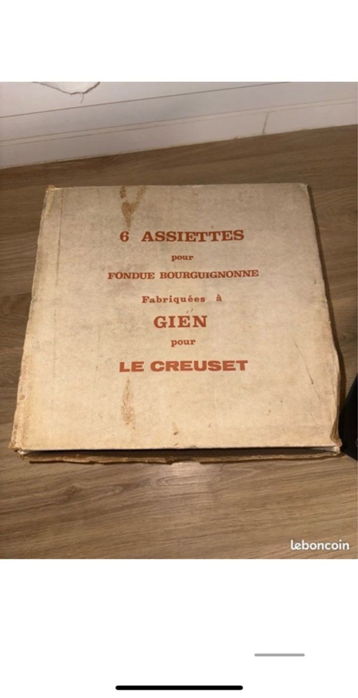 Assiettes à fondu le Creuset - photo numéro 6