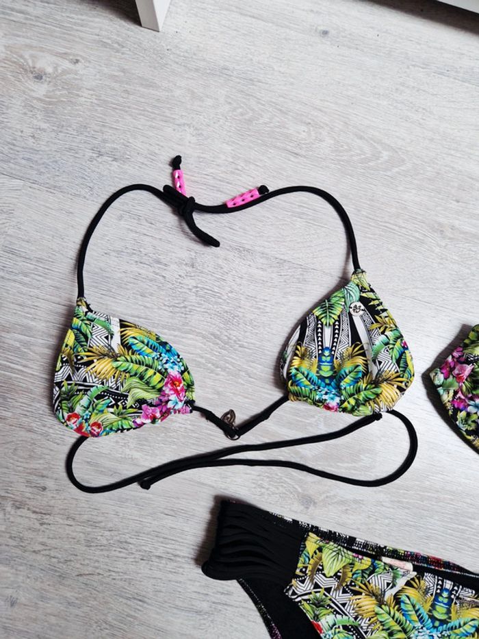 Maillot de bain bikini 3 pièces Banana Moon 36 tropical - photo numéro 3