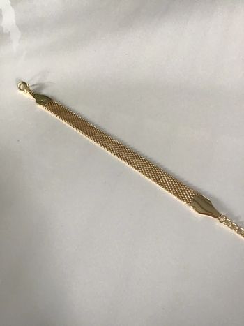 Bracelet fantaisie maille serrée