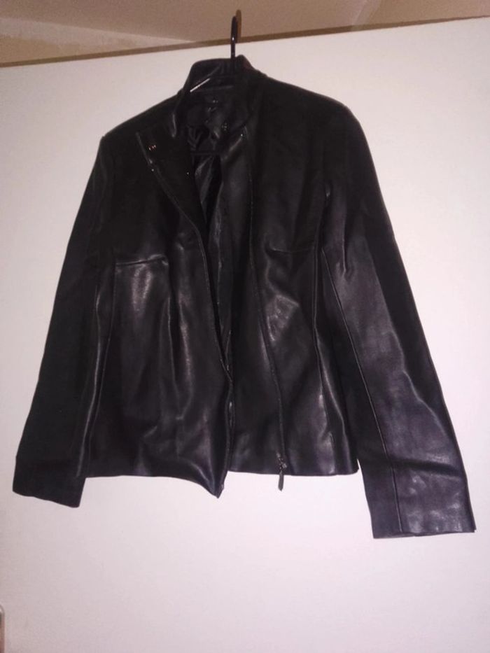 Veste  simili cuir femme taille s