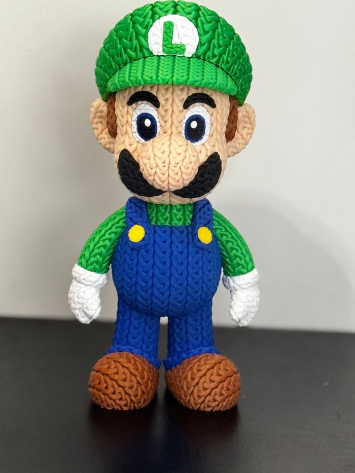 Luigi version tricoté 20 cm