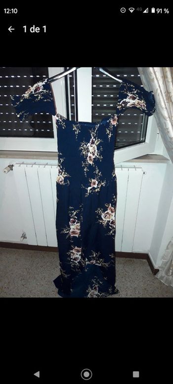 Robe longue fleuri neuve