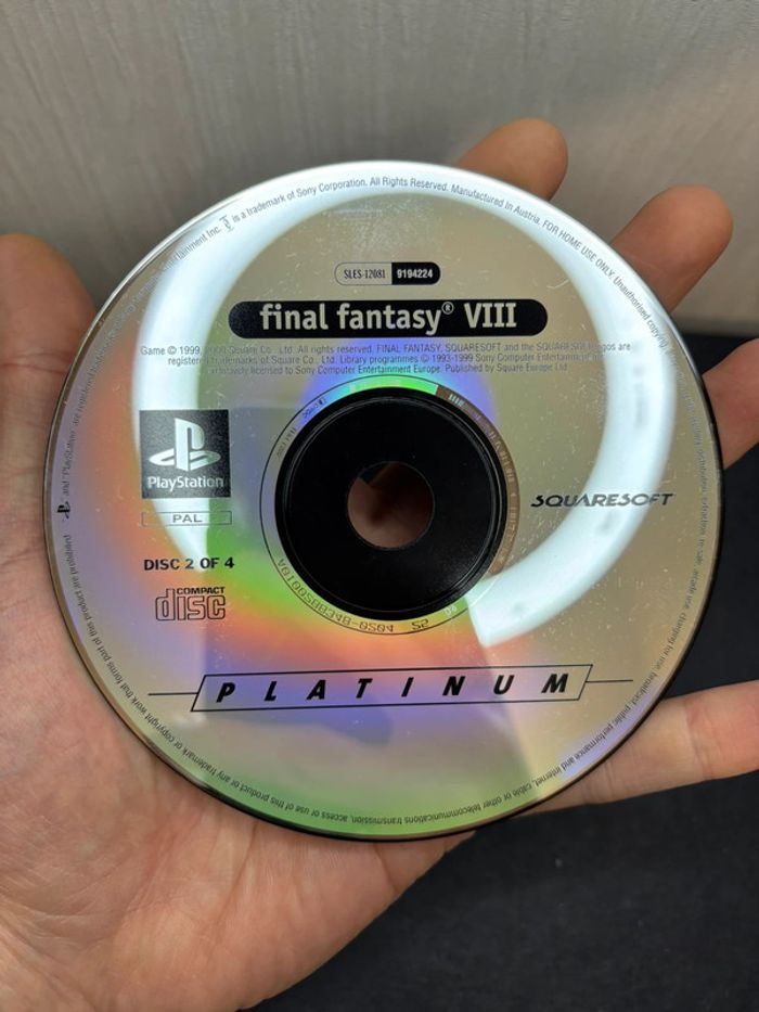 Final fantasy 8 PlayStation 1 ps1 disque 2